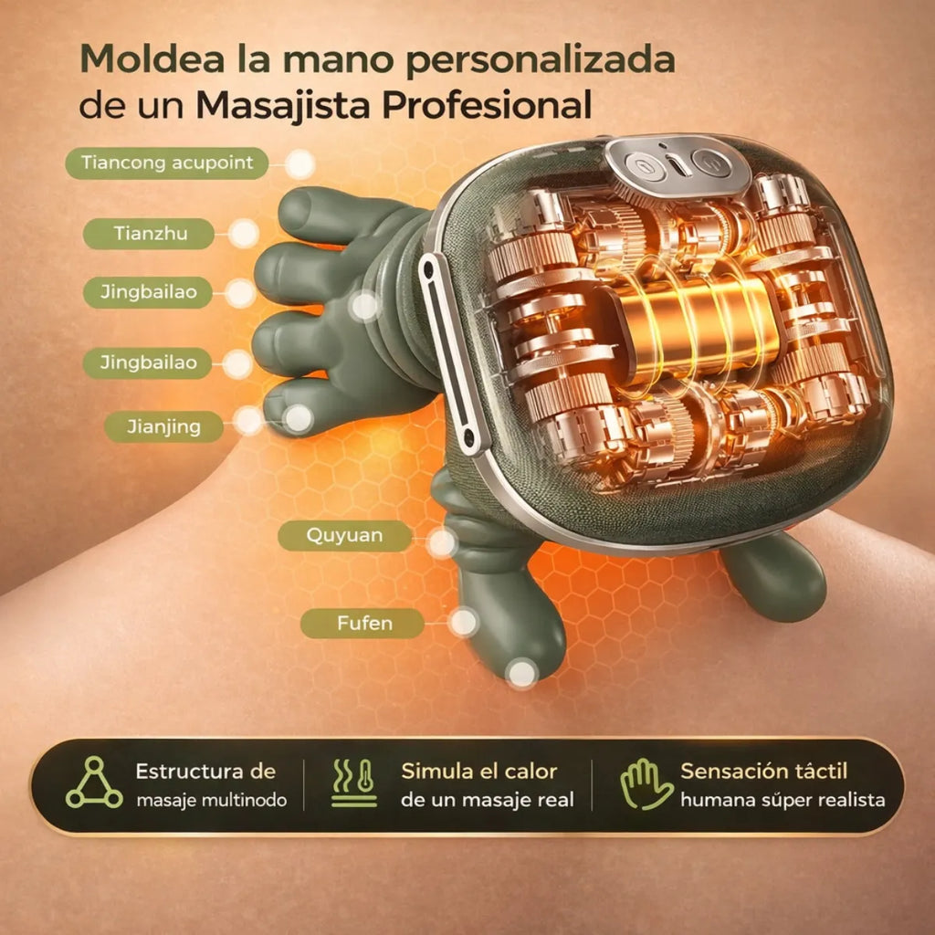 MASAJEADOR INTELIGENTE DE RELAJACIÓN TOTAL 3D - TODO COLOMBIA