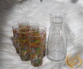 SET DE VASOS + JARRA CRITAL