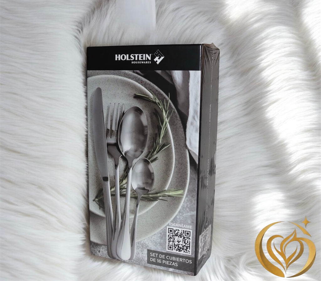 SET X16 PIEZAS DE CUBIERTOS HOLSTEIN