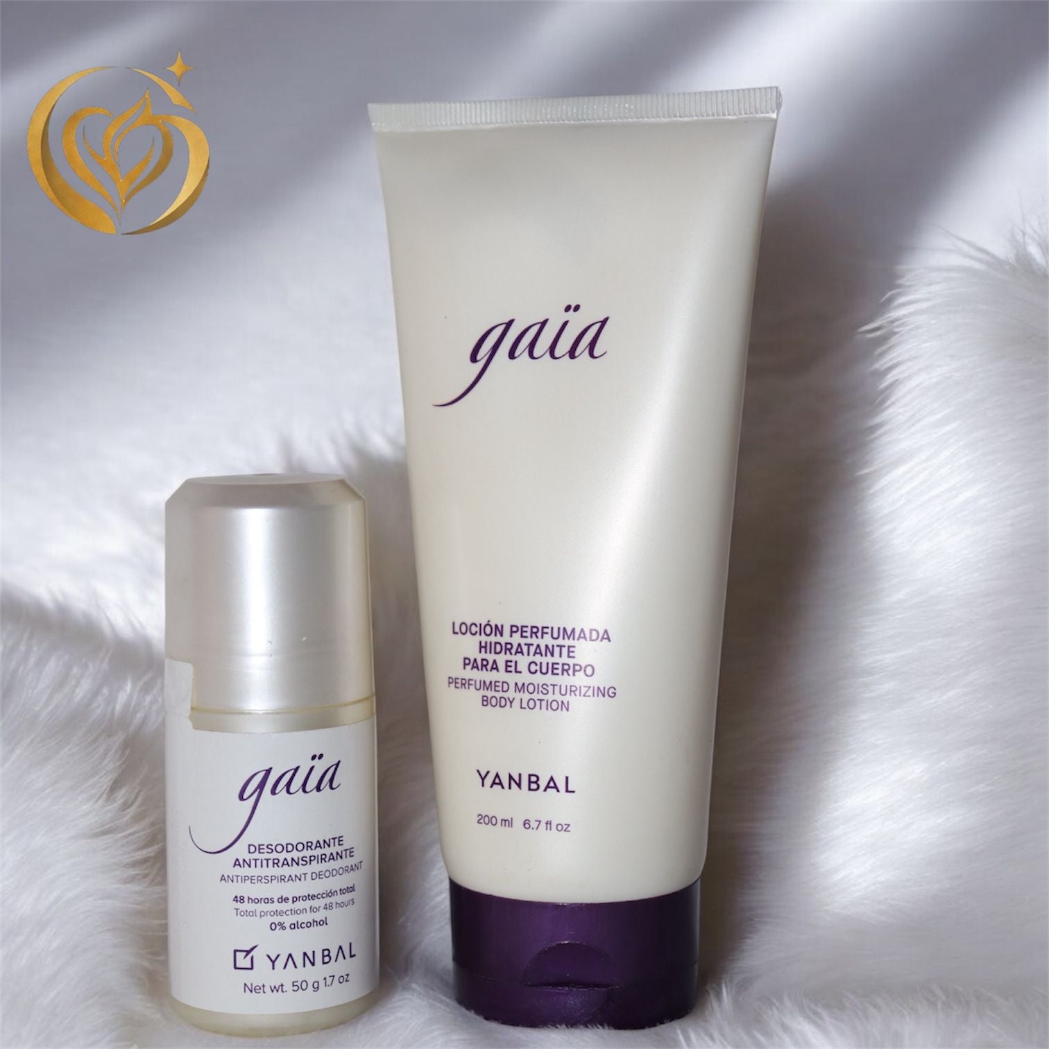 LOCIÓN PERFUMADA HIDRATANTE+ DESODORANTE ANTITRANSPIRANTE GAIA - YANBAL