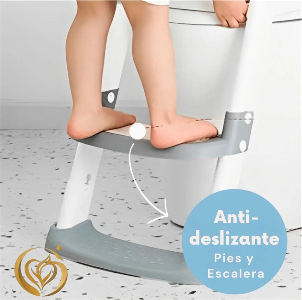 ASIENTO ENTRENADOR PARA NIÑOS CON ESCALERA