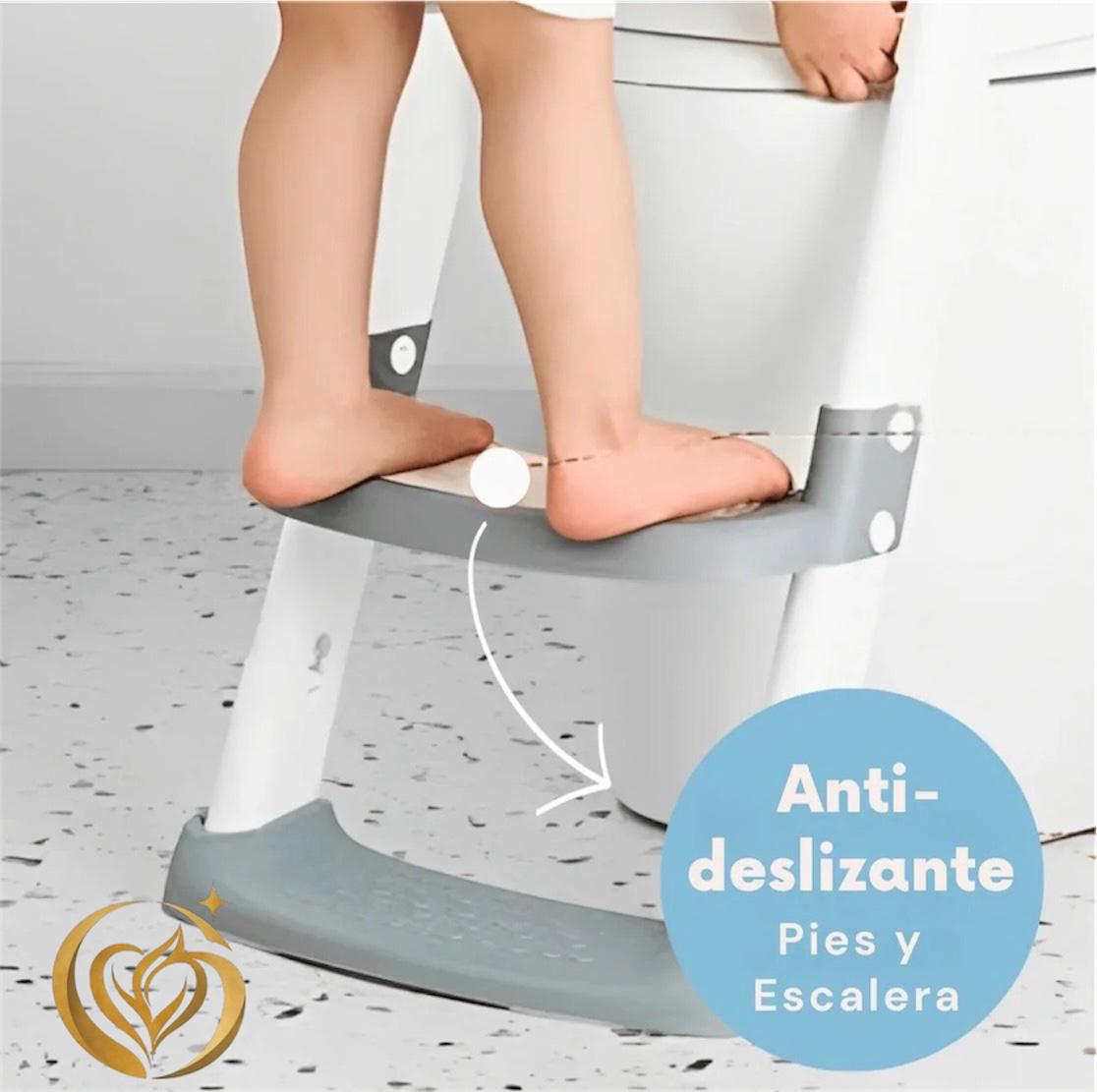 ASIENTO ENTRENADOR PARA NIÑOS CON ESCALERA