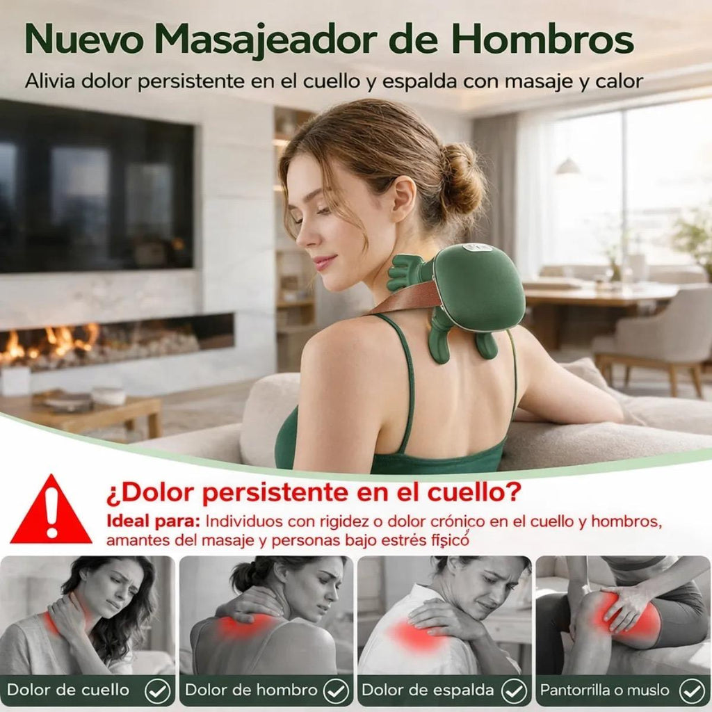 MASAJEADOR INTELIGENTE DE RELAJACIÓN TOTAL 3D - TODO COLOMBIA