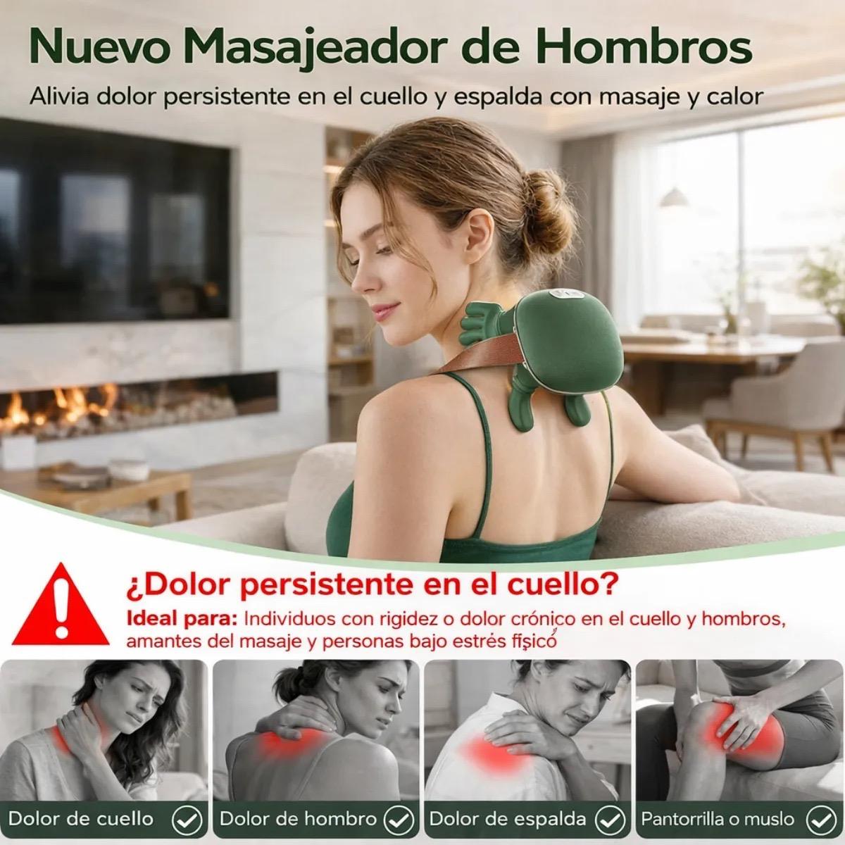 MASAJEADOR INTELIGENTE DE RELAJACIÓN TOTAL 3D - TODO COLOMBIA