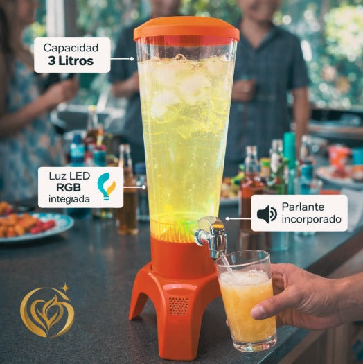DISPENSADOR DE CERVEZA CON PARLANTE