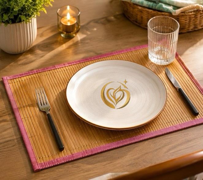 SET DE INDIVIDUALES BAMBOO ELEGANCE x4